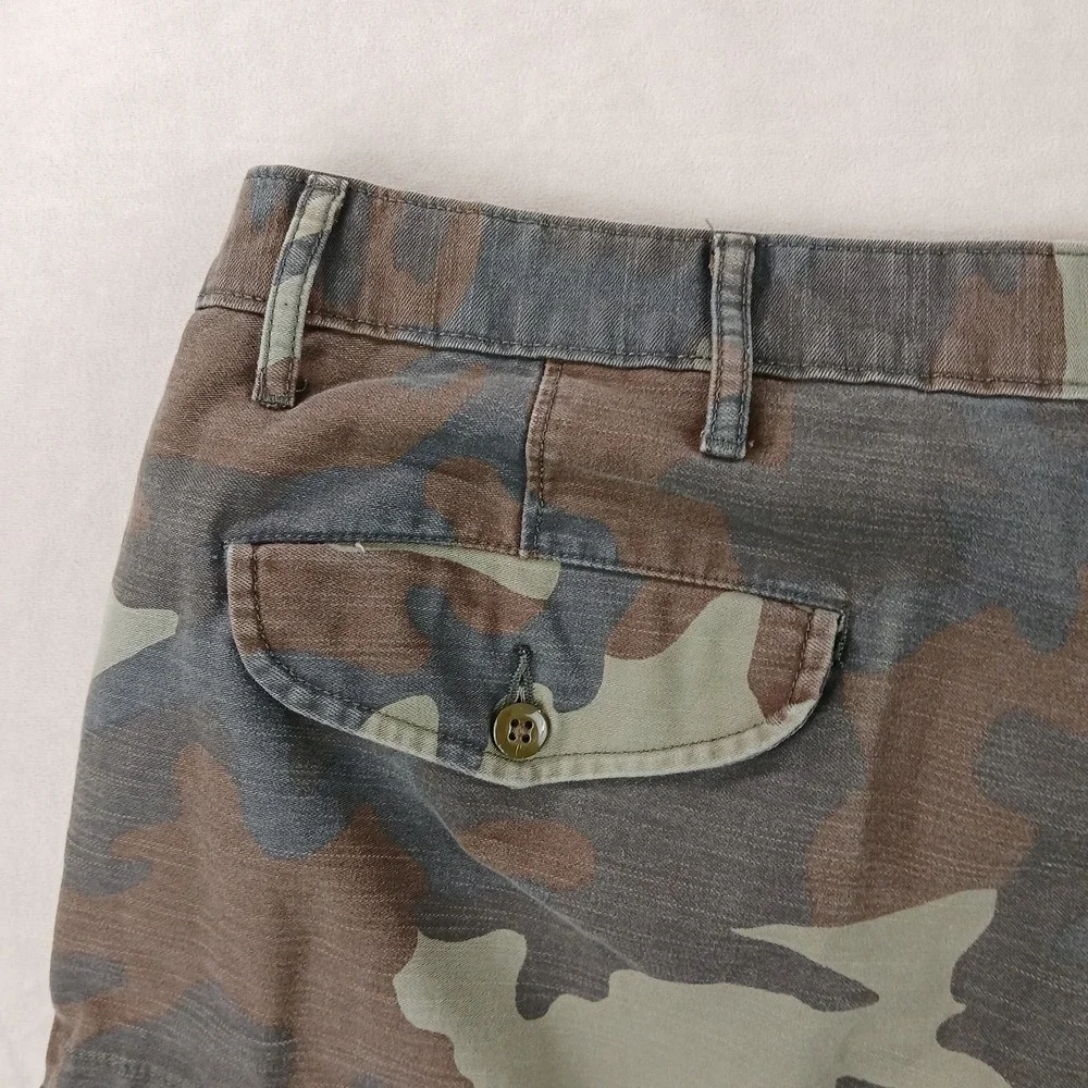 Levi‎ Strauss 40x9 Mens Cargo Shorts Camo Pockets Has Defect Levis